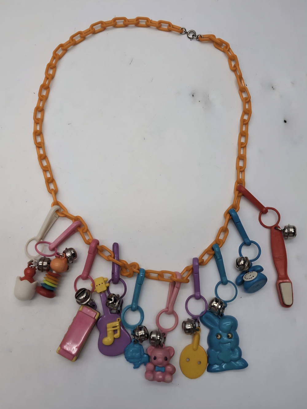 1980s Bell Charm Necklace